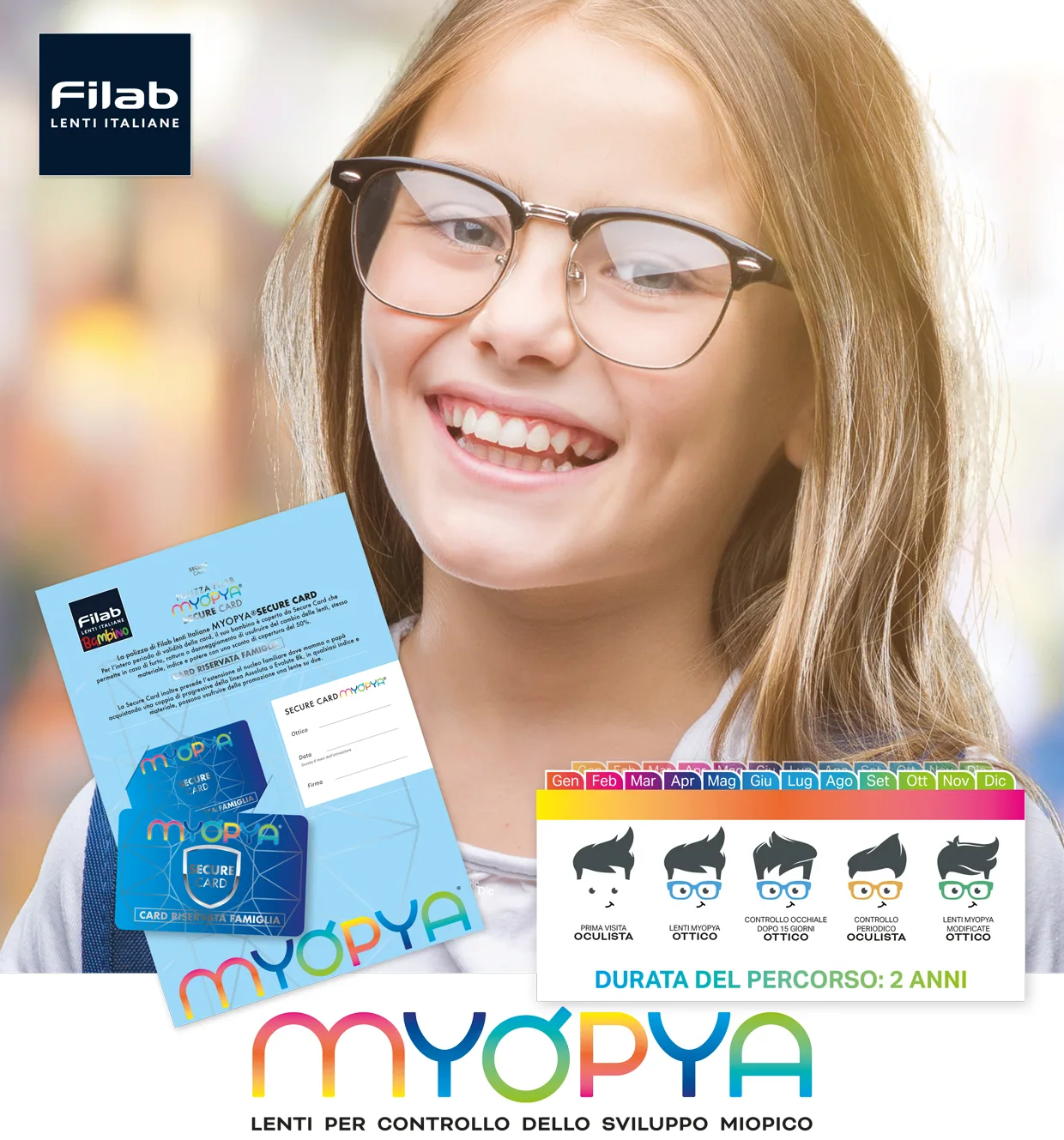 Lenti Myopya Pro per il controllo della progressione miopica nei bambini