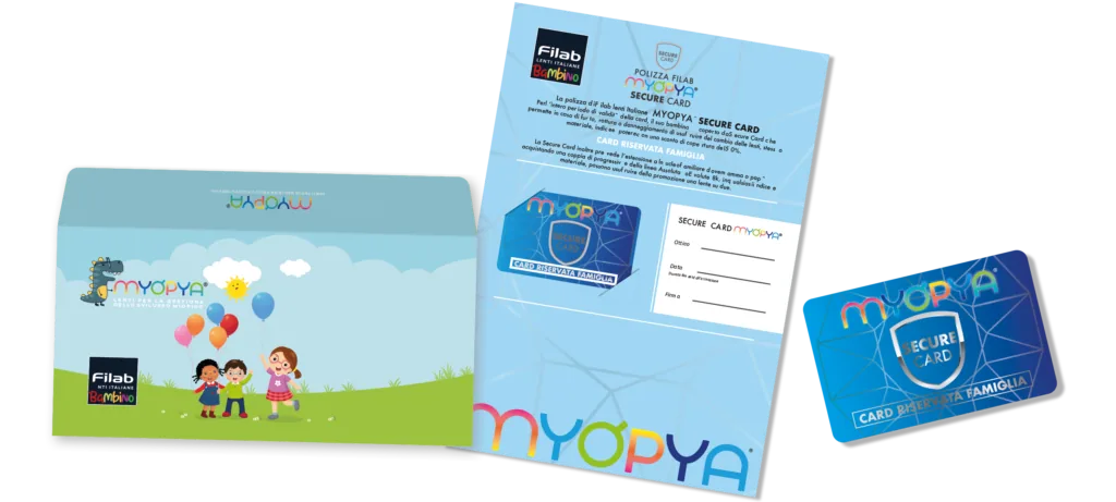 Secure Card inclusa con le lenti Myopya Pro – Ottica Remini